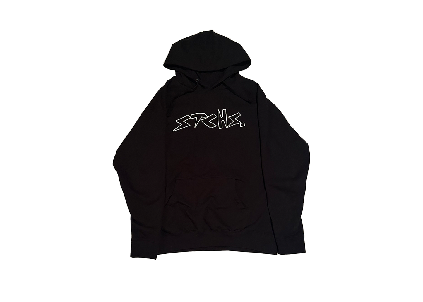 stchs Black "Diagonal" Hoodie
