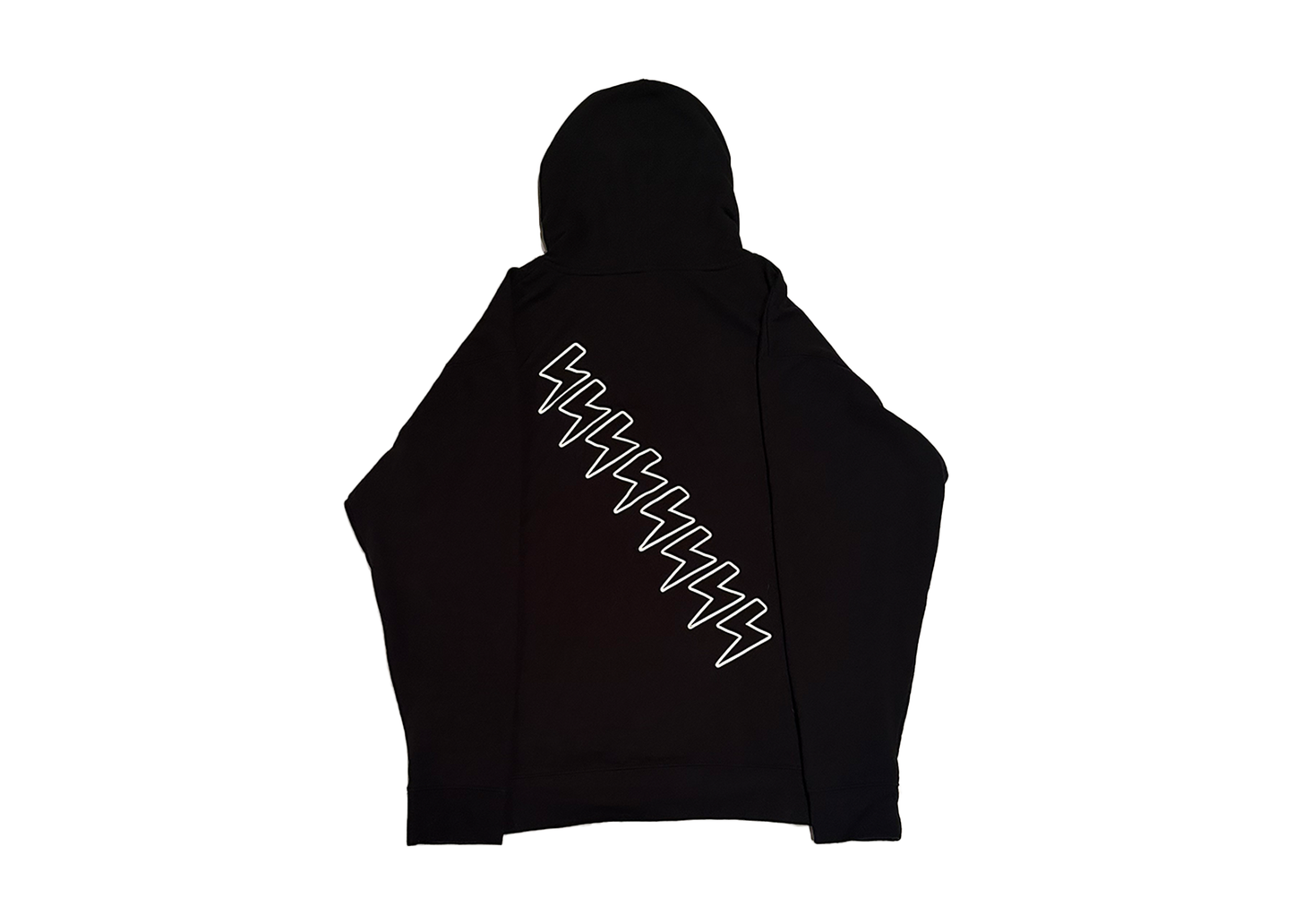 stchs Black "Diagonal" Hoodie